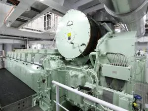 An example of the MAN 8L32/44CR engine that will power America’s Finest