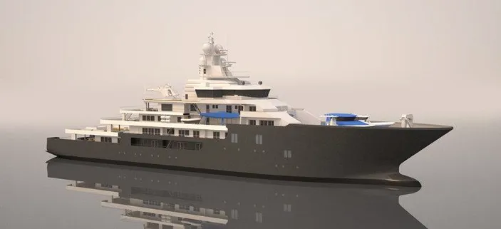 Expedition Support Vessel: Image credit Kleven