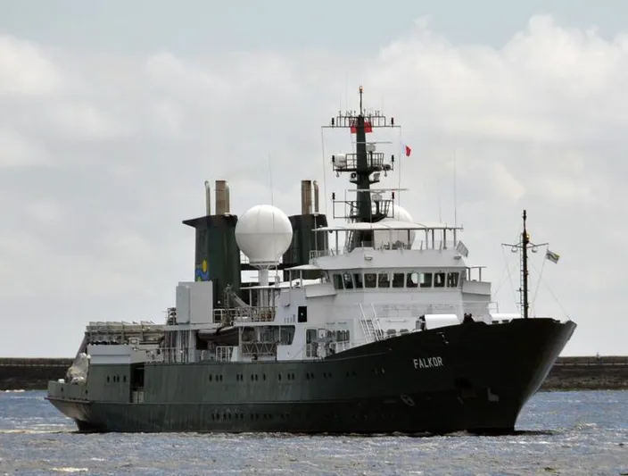 R/V Falkor: Photo credit Schmidt Ocean Institute