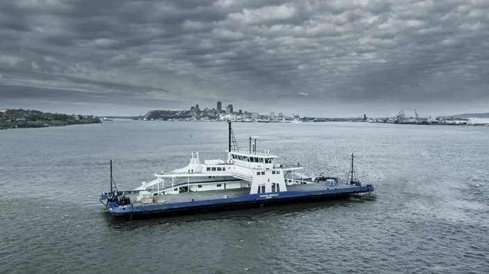 The ferry MV Armand-Imbeau II built for the Canadian operator Société des traversiers du Québec (STQ), will operate on LNG fuel. (Image: Davie Shipyards)