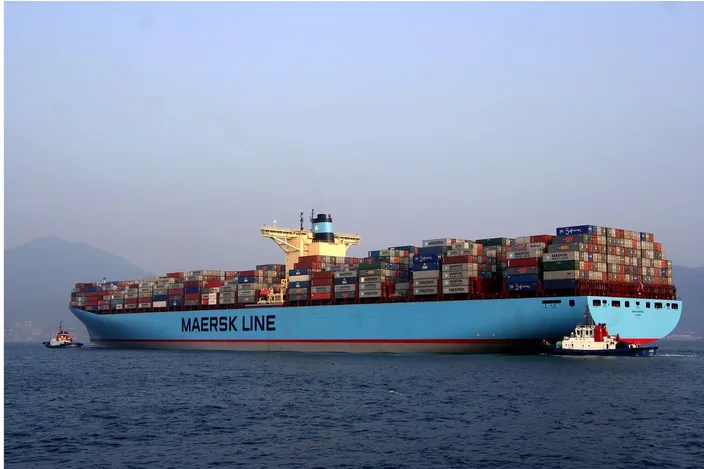First generation Triple-E containership Emma Maersk (Photo: Maersk Group)