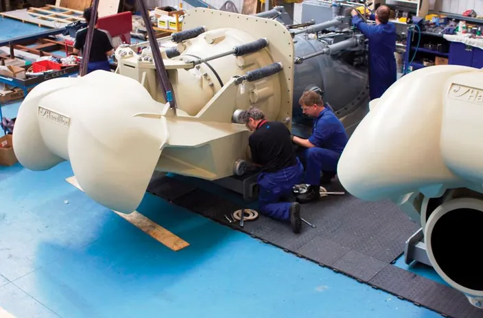 Hamilton Jet has added larger jets to their product range, including the HT1000 in order to keep up with the demands of the marketplace and changes in engine technology.