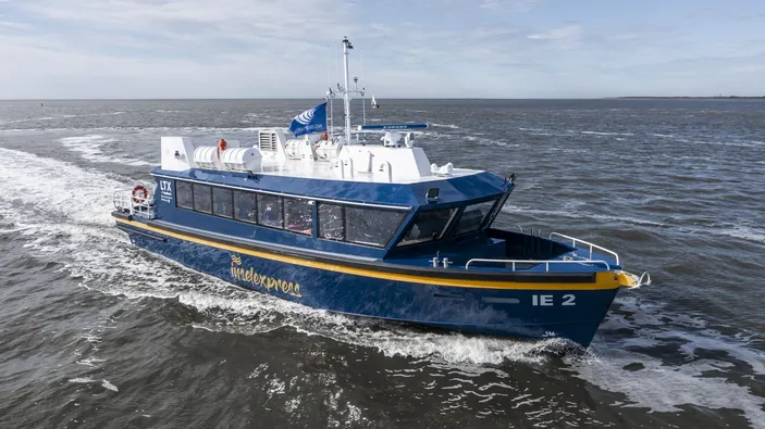 HamiltonJet’s latest innovation – the LTX waterjet – has moved from initial design to commercial reality, with the first LTX36 jets commissioned on a 20-m passenger ferry in The Netherlands.
Image courtesy HamiltonJet