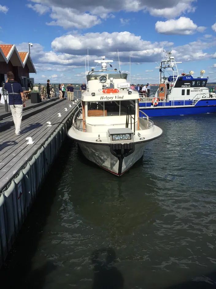 Helgoy Vind. The offshore wind market is prime for the Volvo Penta range. (Photo: Greg Trauthwein)