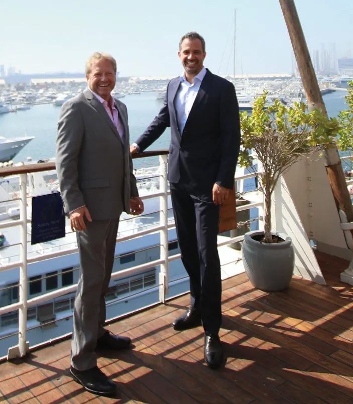 Gary Hubbard, Chief Commercial Officer of Neutral Fuels and Lars Liebig, Managing Director of UED. 