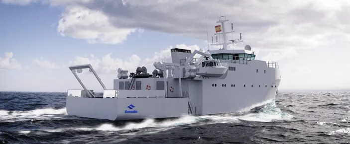 Illustration of coastal hydrographic vessel (Credit: Navantia)