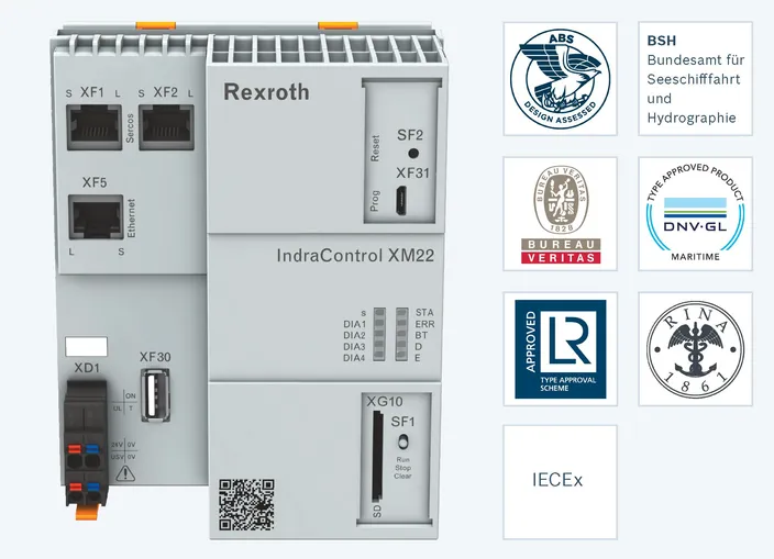 IndraControl XM for use in marine and offshore applications and in explosive atmospheres (Image: Bosch Rexroth)