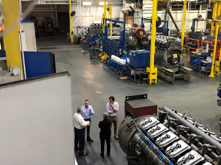 Inside the Wabtec factory. Image courtesy Wabtec