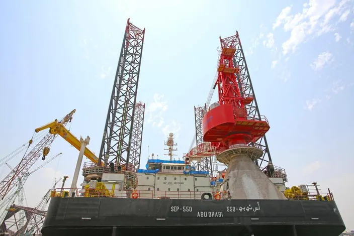 An NPCC jack-up barge. Two more have been ordered with integrated Wärtsilä solutions. (Photo courtesy of NPCC)
