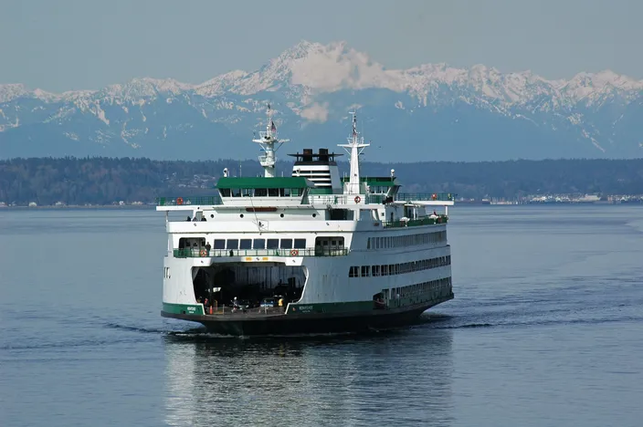 Jumbo Mark II class ferry M/V Wenatchee, WSDOT photo by Jim Culp.
Image courtesy WSDOT