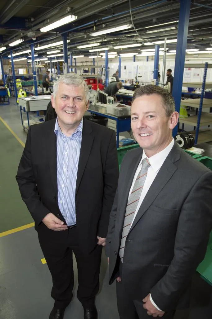 L to R -  Lawrence Brown of Royston and Neil Wilkinson of CMR (Photo CMR)