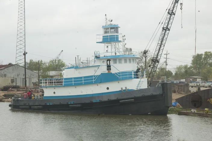 The Lady Loren at her launch in 2008 (Photo: Alan Haig-Brown/Cummins)