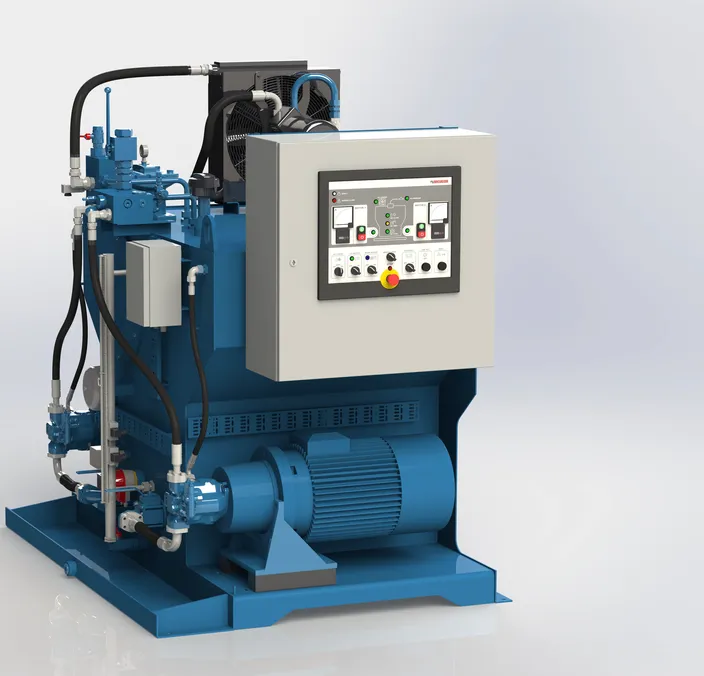 MacGregor's new “soft start” method reduces starting current peaks to half that of Direct On Line start-up, minimising stresses on mechanical and hydraulic components