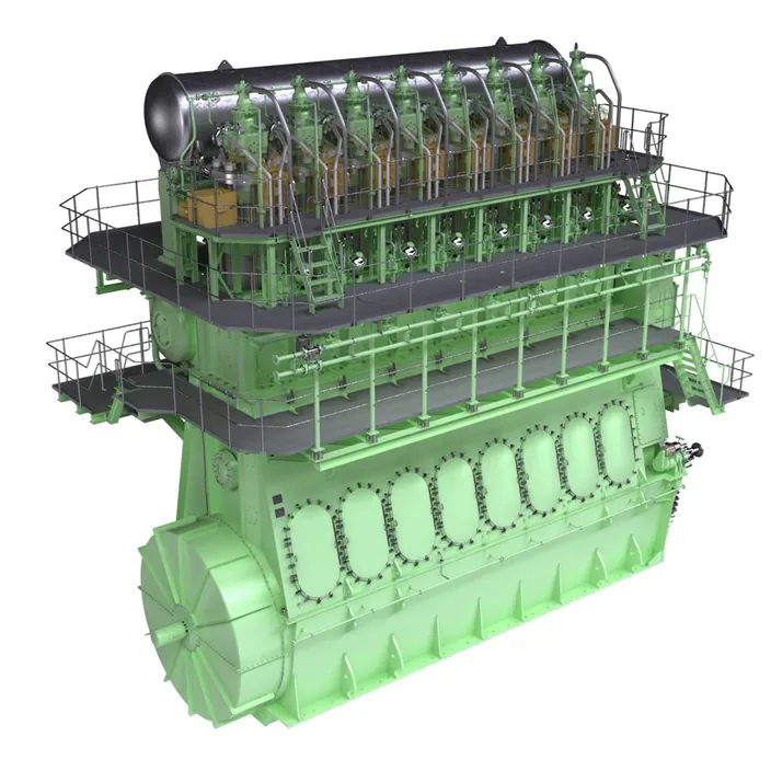 Marine Diesel Engine 8L70ME: image MAN