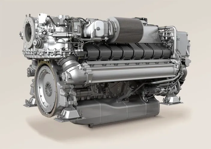 Marine Engine MTU 2000: Photo credit MTU
