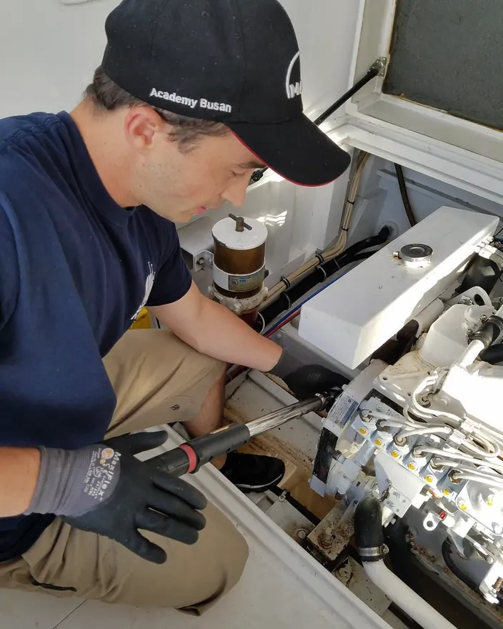 Marine engineer Rob Fletcher of FHGME. Photo courtesy FHGME. 