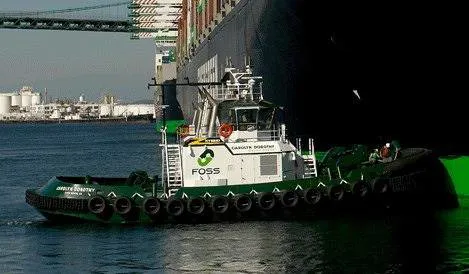 A Foss Maritime Tugboat: Photo courtesy of Foss Maritime