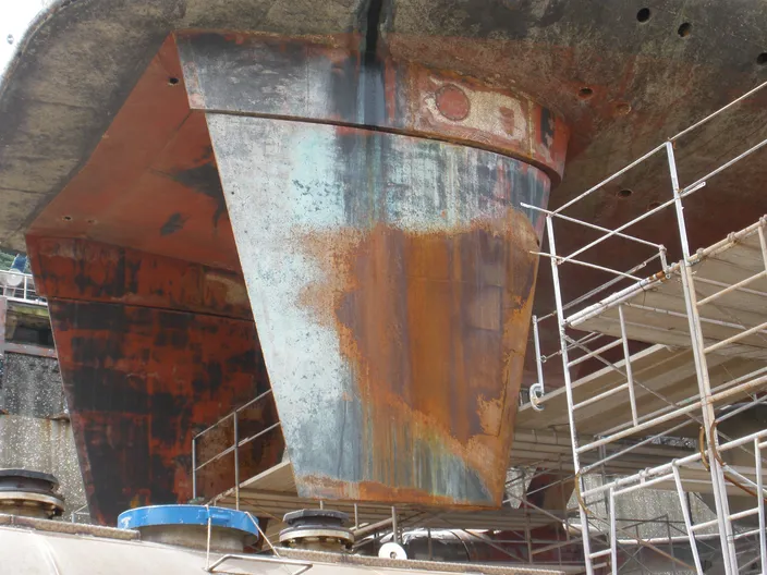 Metal pitting caused by cavitation and corrosion (Photo: Belzona)