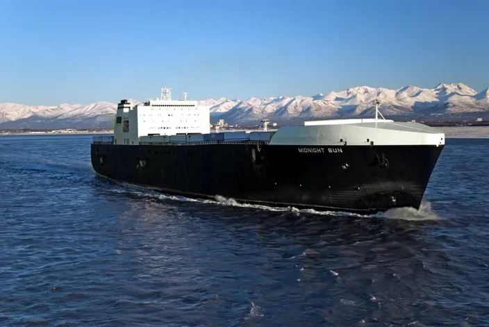 Midnight Sun will be converted to dual fuel LNG propulsion starting in December 2015 (Photo: TOTE)