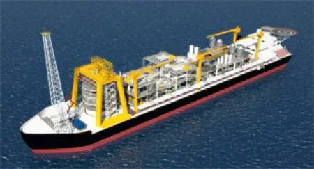 Model HHI FPSO: Image credit HHI