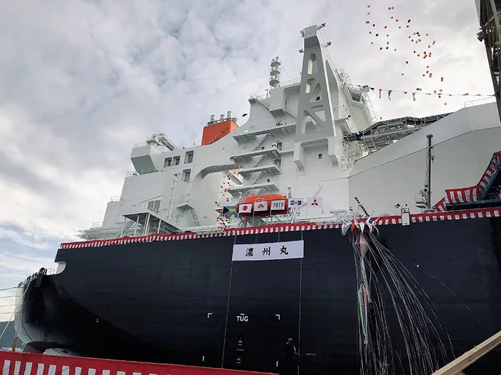 Next-Generation LNG Carrier "NOHSHU MARU" (Photo: MHI)