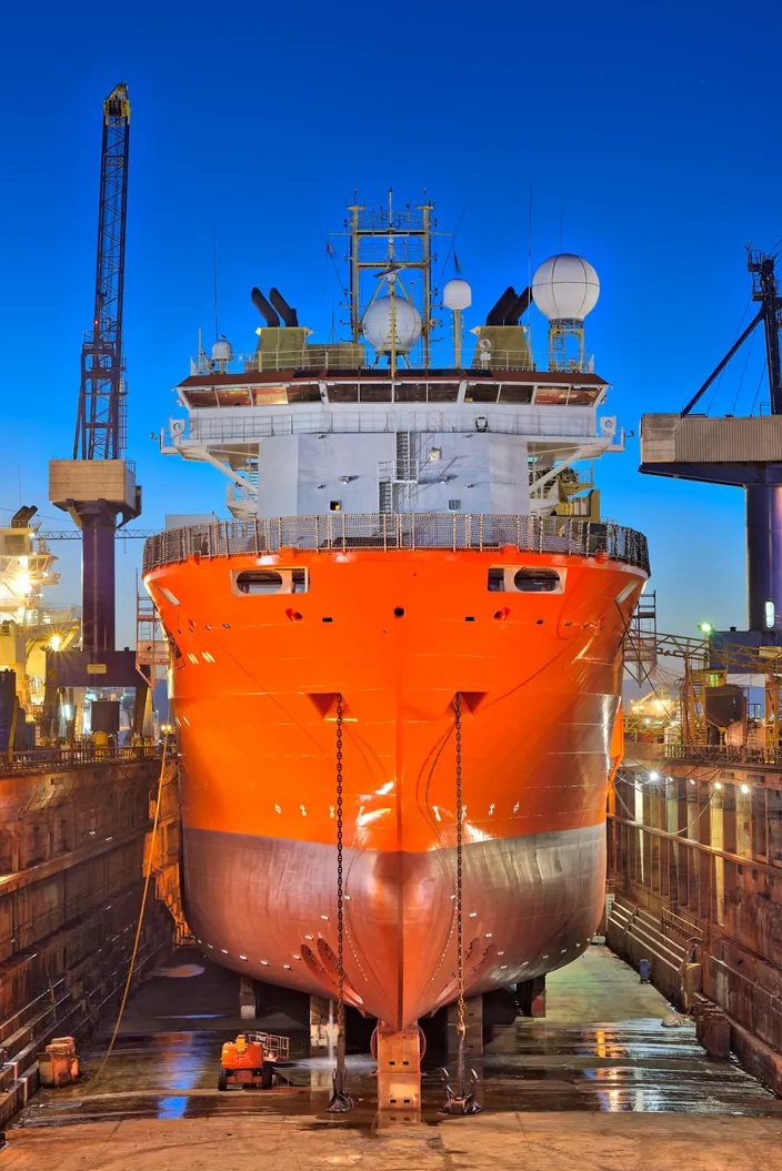 Normand Cutter at Gibdock (Photo: Gibdock)