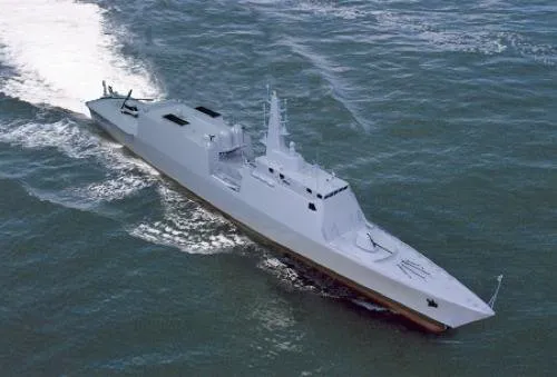 New Patrol Boat: Artist's impression courtesy of Indian Navy