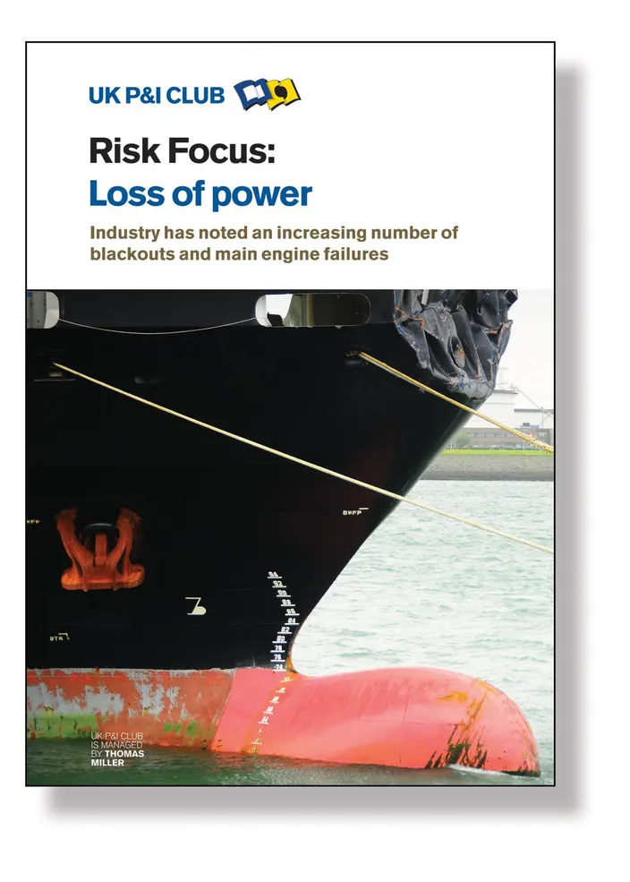 Photo: Cover page of new UK P&I Booklet.