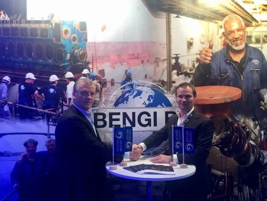 Photo: Ben de Kok, Managing Director, Bengi BV (L), Paul Grizell, Sales Director, AEGIR-Marine (R) (Photo: AEGIR-Marine)