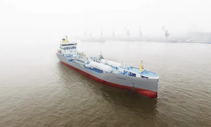LNG powered product tanker Ternsund (Photo: Terntank)