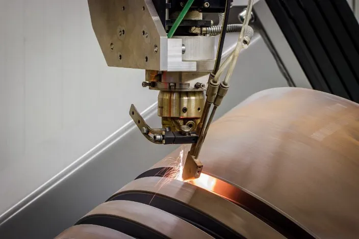 QuantiServ laser cladding (Photo: Wärtsilä)