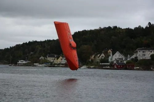 Record Lifeboat Launch: Photo credit Norsafe