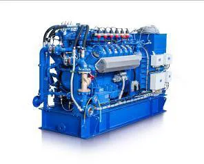 MAN Rollo LNG Marine Genset 3262LE222 480 ekW (Image: HEINZMANN)