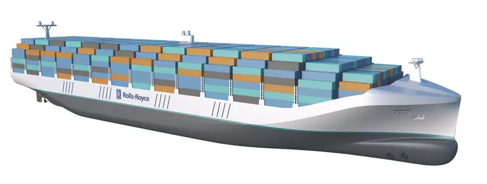 Rolls-Royce and MacGregor: Partnering to develop autonomous navigation and cargo handling technology for container ships. (Photo: Rolls-Royce)
