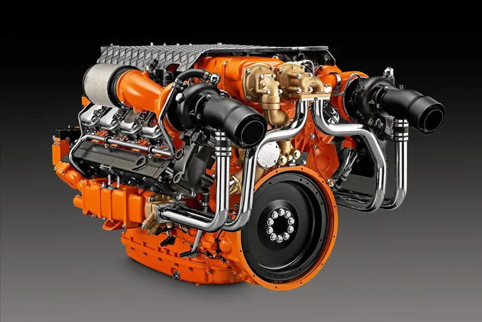 Scania 1,150 HP 16-liter V8.
