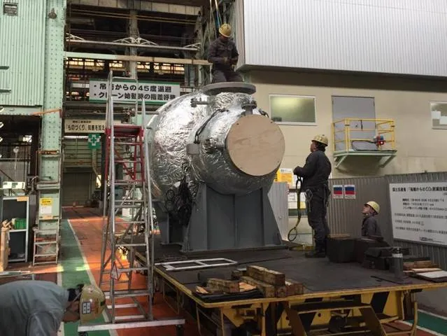 The SCR-HP reactor at Mitsui’s Tamano works (Photo: MAN Energy Solutions) 