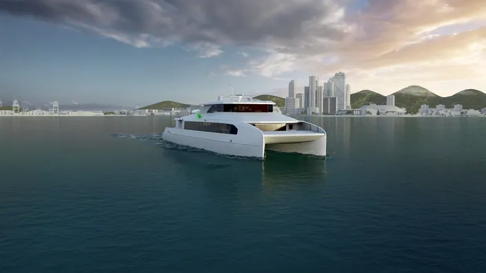 ABB has secured a contract with Haemin Heavy Industries shipyard to provide a complete power and propulsion solution for Busan Port Authority’s first all-electric passenger ferry (Image: ABB)