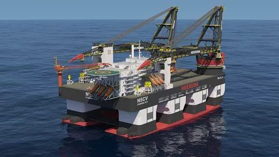 Semi-submersible crane vessel Sleipnir. (Image: GE)