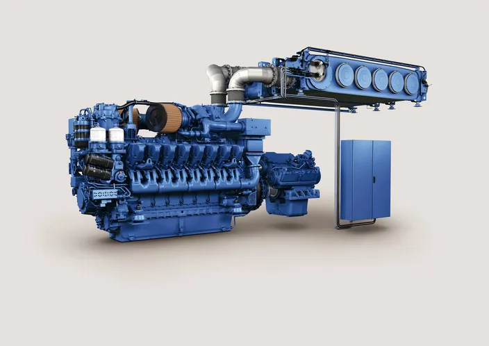 MTU Series 4000 with SCR: Customers benefit from a perfectly integrated concept for IMO Tier III comprising an MTU drive and SCR system which is compact and which offers an excellent power-to-weight ratio. (Image: MTU)