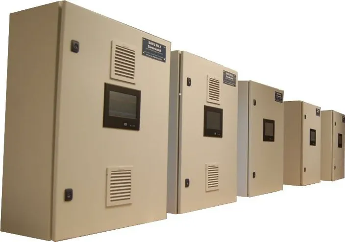 A bank of Servowatch Remote Terminal Units (Image: Servowatch)