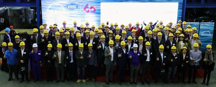MAN's Shanghai ceremony as it rolls out a new EGR solution.CREDIT: MAN