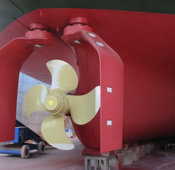 This Shigenobu vessel has been fitted with the gate rudder for evaluation purposes. (Photo: Yamanaka shipbuilding)