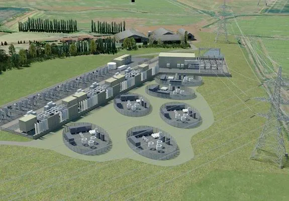 Shore Power Terminal of the London Array: Image credit London Array
