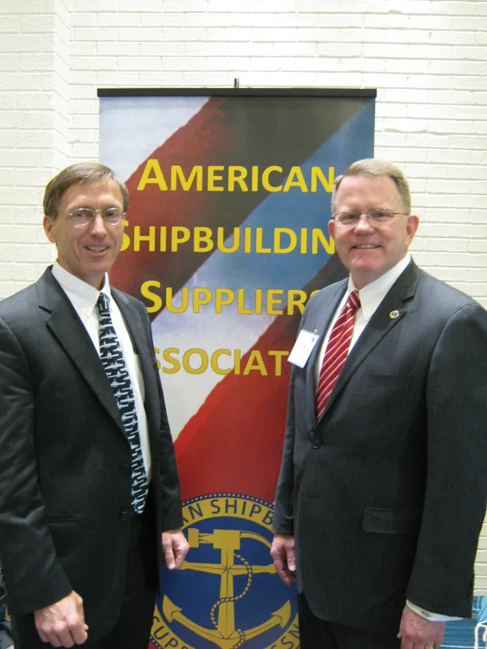Sec. Stackley and ASSA's Rick Hepburn