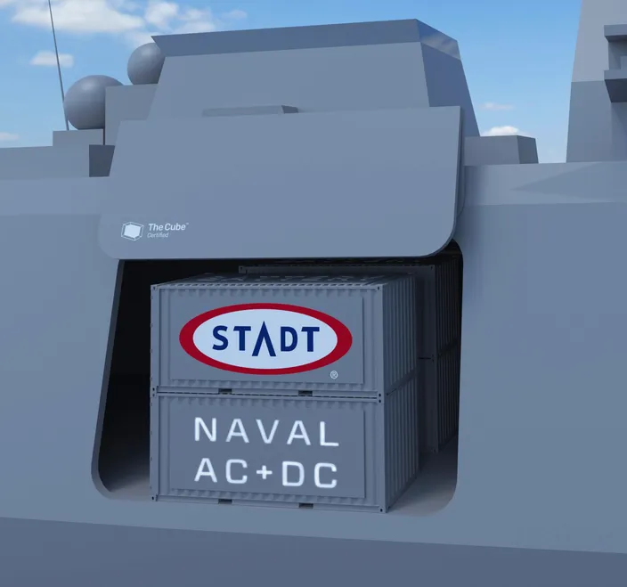 Stadt Naval power modules. Image courtesy Stadt