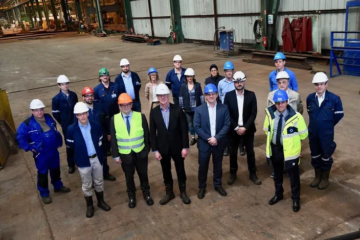 Steel Cutting Ceremony (Photo: Damen Shipyards) 