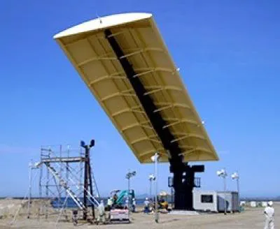 Sail stowage operation test: Photo credit MOL