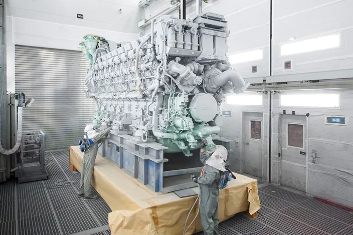 The Taiwanese shipyard CSBC Corporation will install the first two 16V 8000 M71L engines in new patrol vessels for the Taiwanese Coast Guard. Photo courtesy Rolls-Royce