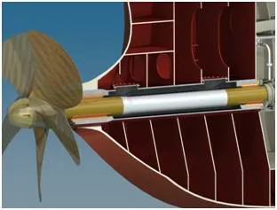 Thordon Bearings’ seawater-lubricated propeller shaft bearing system meets classification society rules for extended shaft withdrawal periods (Image: Thordon Bearings)