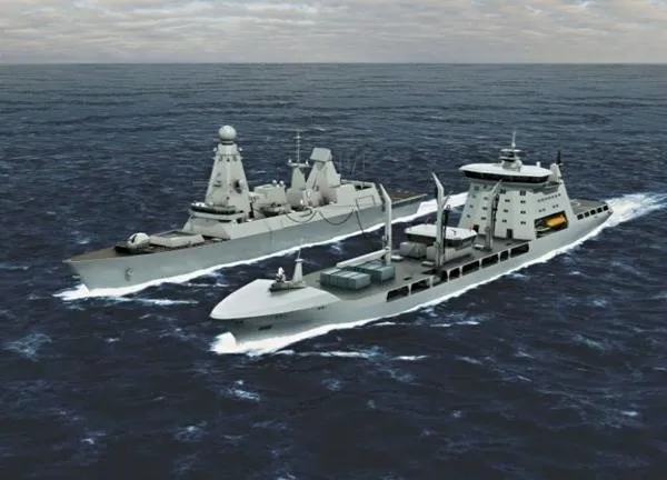 New Tide-class & Type 45 Destroyer: Artist's impression credit MOD